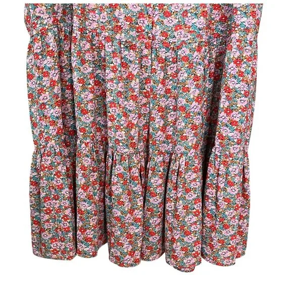 NATURAL LIFE Floral Sleeveless Maxi Dress in Pink and Cream - Picture 6 of 8